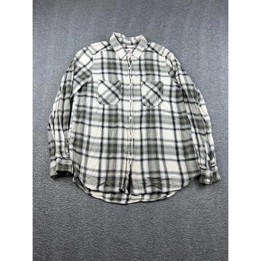 Mossimo Supply Co. Boyfriend Fit Plaid Shirt Size Medium